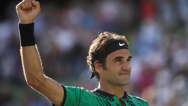 Federer, tras conseguir la victoria