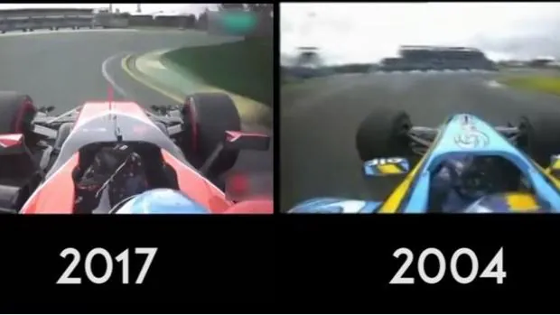 Alonso 2004 vs. Alonso 2017: la comparativa que triunfa en la red