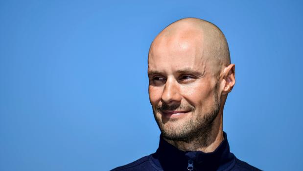 Tom Boonen, ayer en la presentación de la París-Roubaix