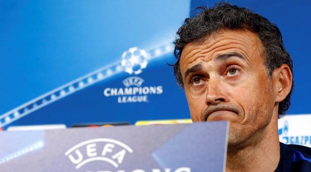 Luis Enrique: «Es patético individualizar las derrotas en un jugador»