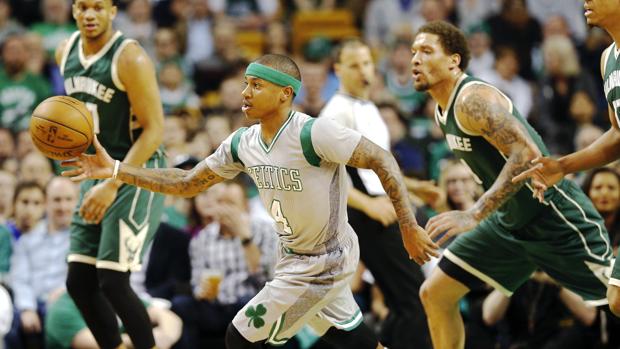 El jugador de los Celtics Isaiah Thomas