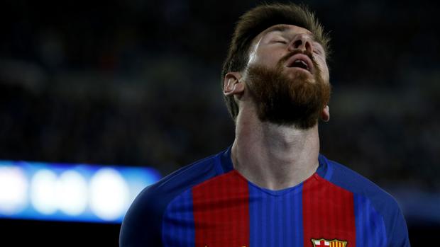 Leo Messi durante el partido entre el Barcelona y la Juventus