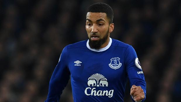 Aaron Lennon, en un partido del Everton