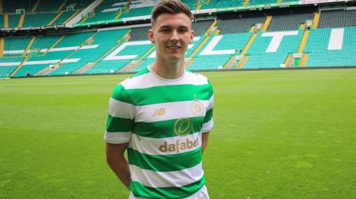 Terrible codazo a Kieran Tierney, del Celtic, en la final de la Copa escocesa