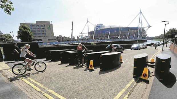 El gigantesco blindaje de Cardiff