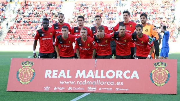 Once del Mallorca en el encuentro liguero ante el Almería