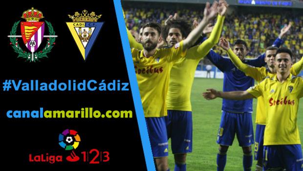 Directo Valladolid vs Cádiz CF