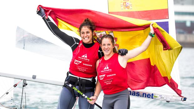 Silvia Mas y Patricia Cantero, Princesas de Santander