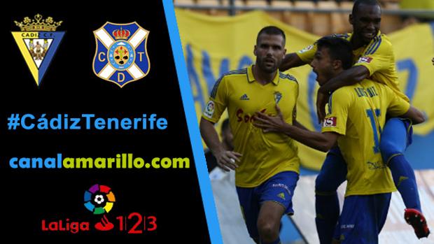 Directo Cádiz CF vs CD Tenerife