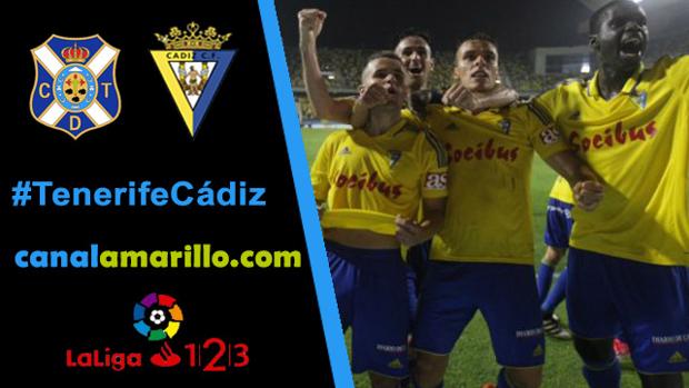 Sigue en directo el partido CD Tenerife - Cádiz CF