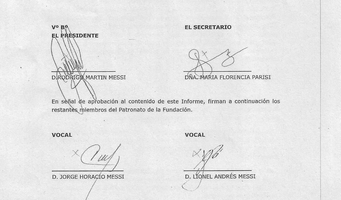 Messi, su padre y su hermano certificaron que las cuentas de la Fundación «cumplen la ley»