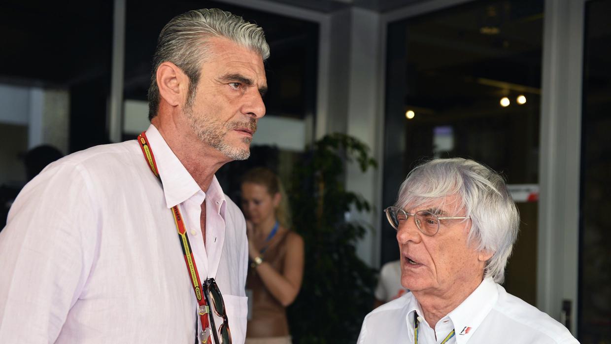 Ecclestone aconseja a Ferrari cambiar a Raikkonen por Alonso