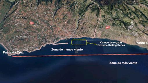 La bahía de Funchal marca el ritmo de la Extreme Sailing Series