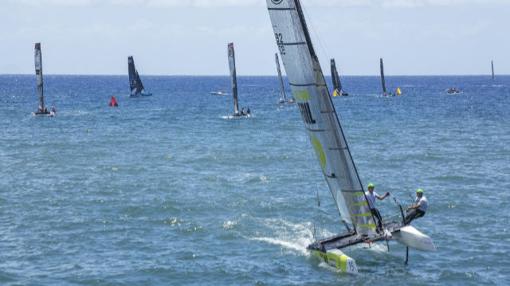 El efecto “foehn” no se lleva bien con los “foils” de la Extreme Sailing Series