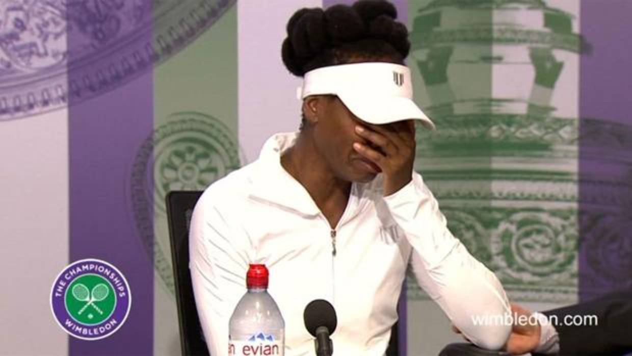 Venus Williams se derrumba al recordar su accidente de coche