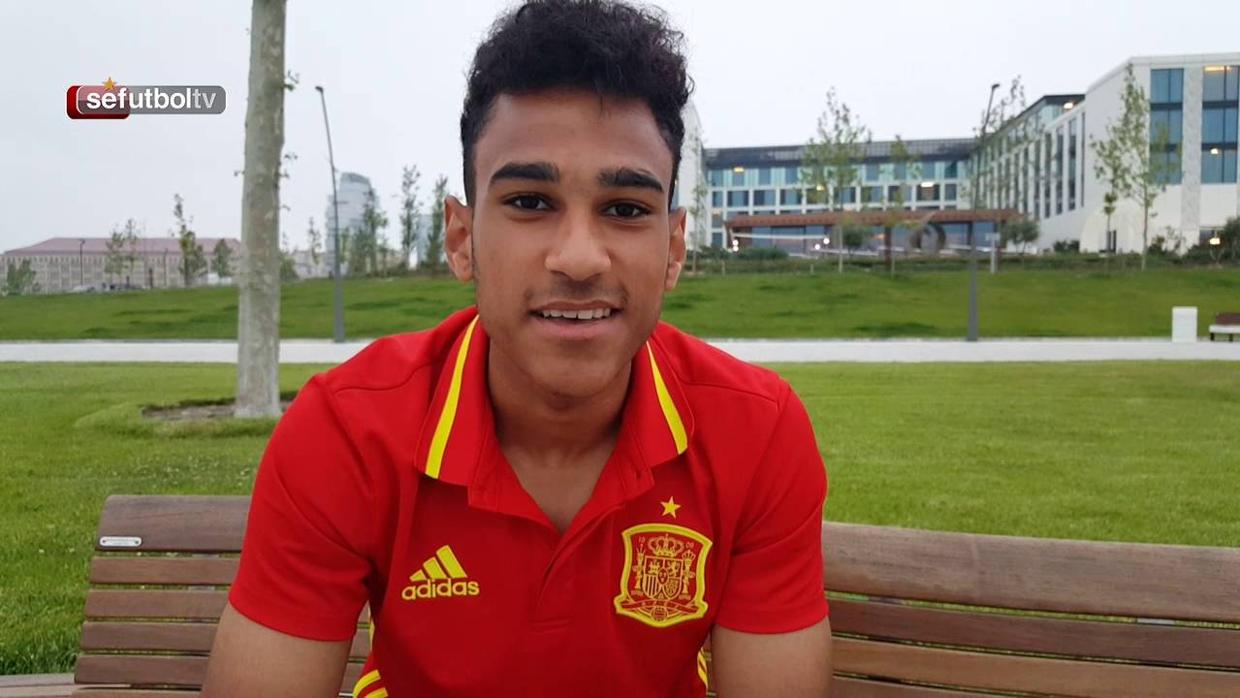 Jordi Mboula juega en las categorías inferiores de la selección española y también en el Mónaco