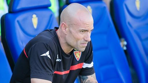 César Laínez, entrenador del Deportivo Aragón