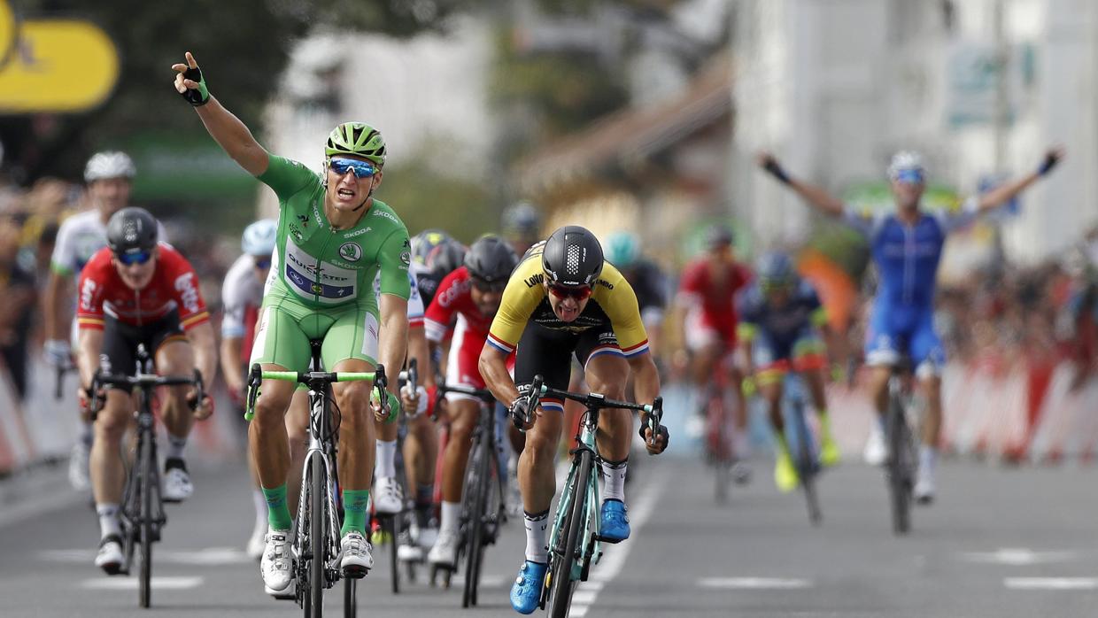 Marcel Kittel celebra la victoria