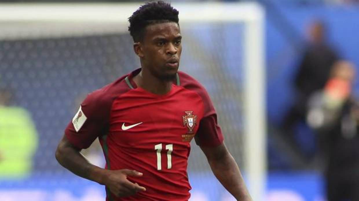 Semedo, con la camiseta de Portugal