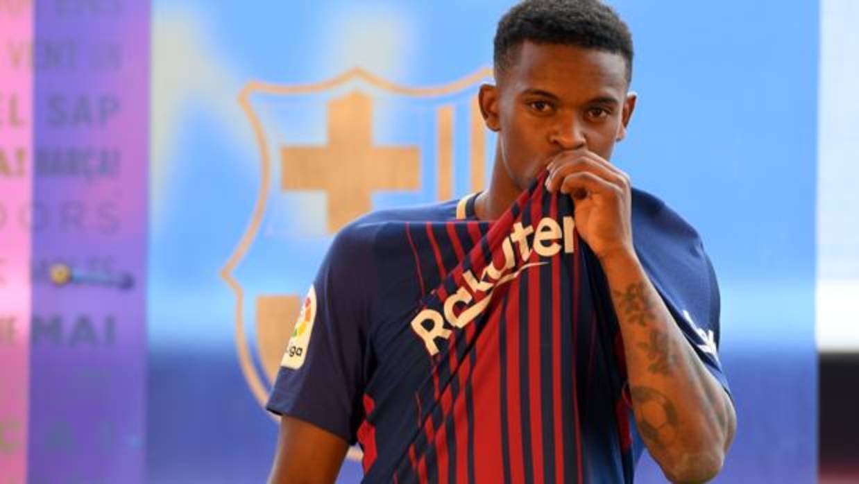 Semedo, con su nueva camiseta