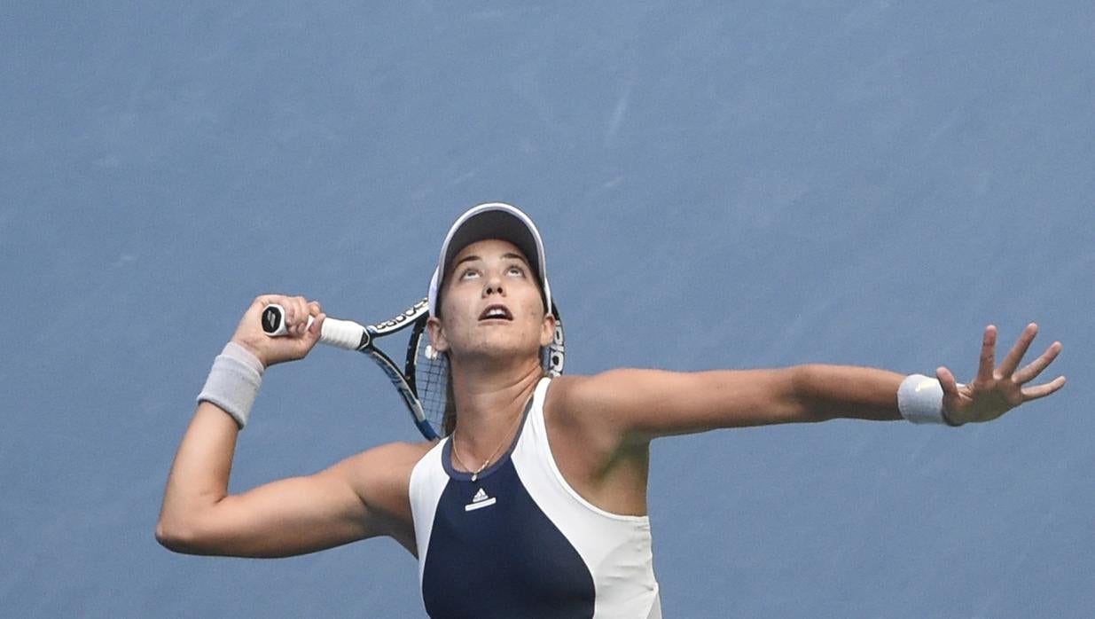 Garbiñe Muguruza, en el US Open de 2015