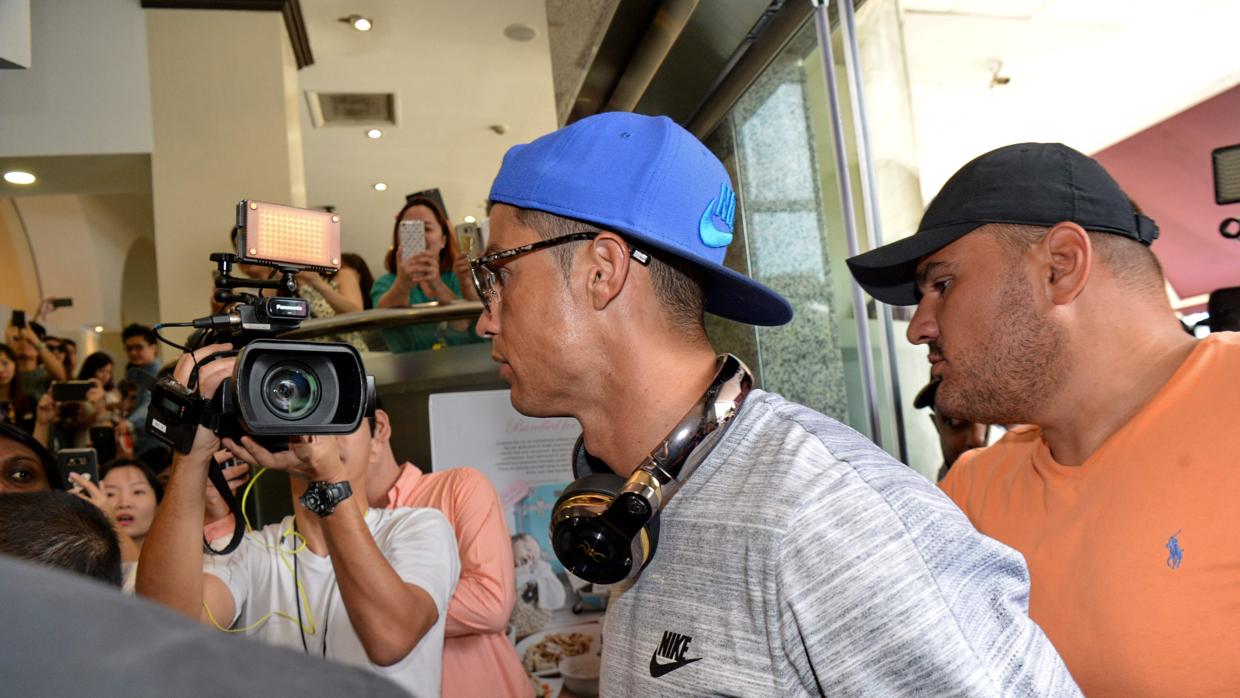 Cristiano Ronaldo en Singapur