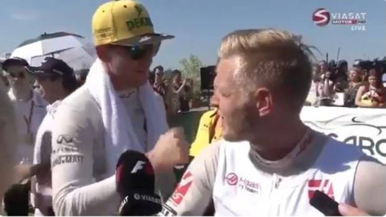 Hulkenberg y Magnussen pierden las formas en televisión