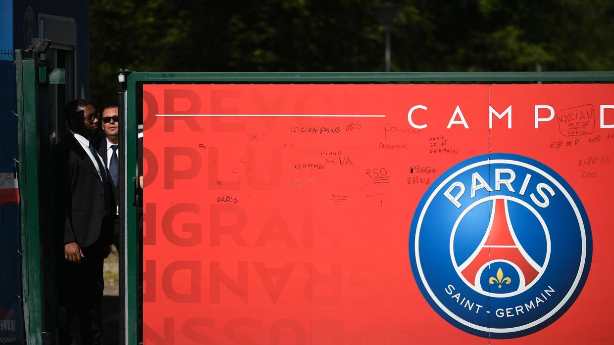 Entrada de la ciudad deportiva del PSG