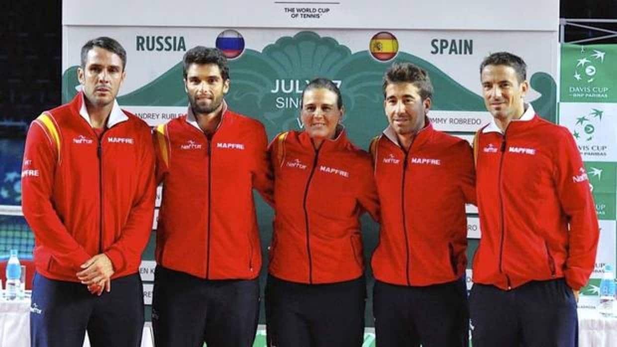 El equipo español de Copa Davis que acaudió a la última eliminatoria