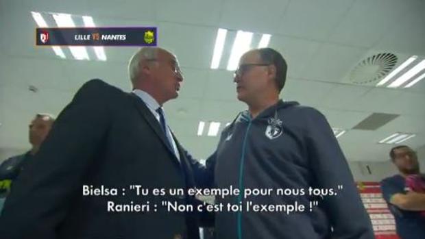 La genial charla de Bielsa y Ranieri que captaron las cámaras