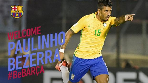 El Barça hace oficial el fichaje de Paulinho