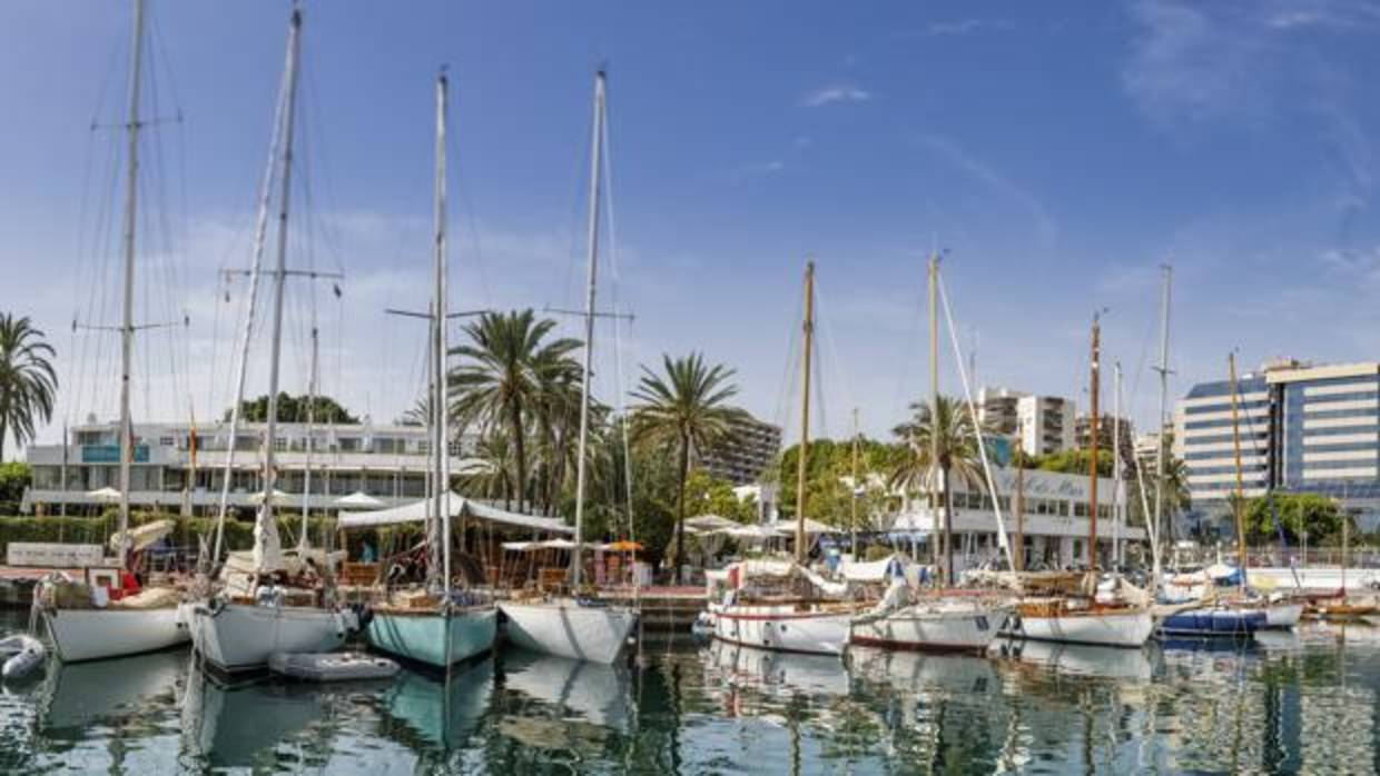 El Club de Mar se engalana para recibir la mejor flota de barcos clásicos del Mediterráneo