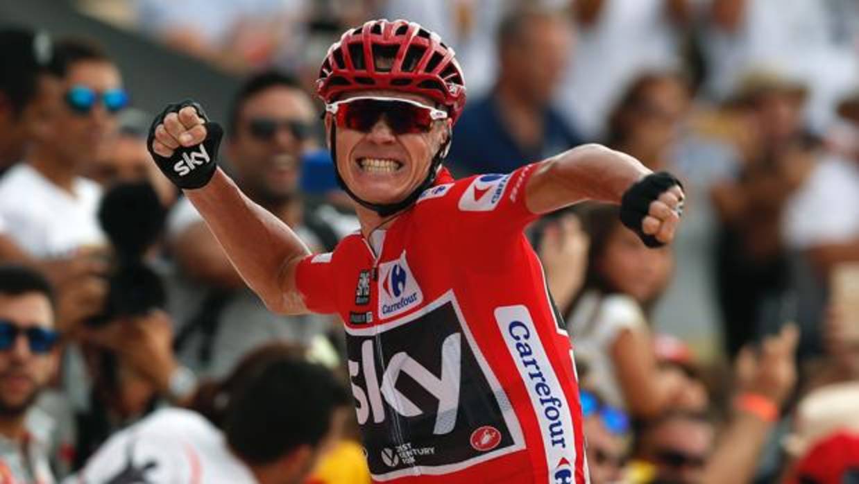 Chris Froome honra a la Vuelta