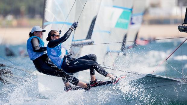 Echegoyen y Betanzos afrontarán la "medal race" del Mundial de FX en octava posición