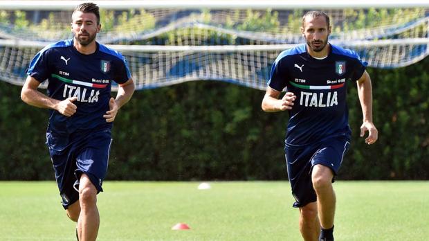 Chiellini, baja en el España-Italia