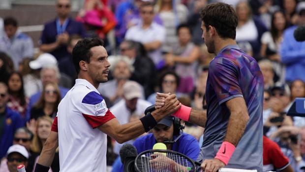 Del Potro acaba con Bautista por la vía rápida