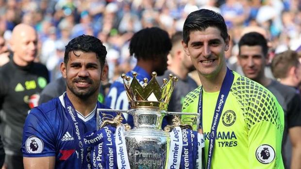 Courtois pide perdón a la afición del Atlético por la foto de Diego Costa