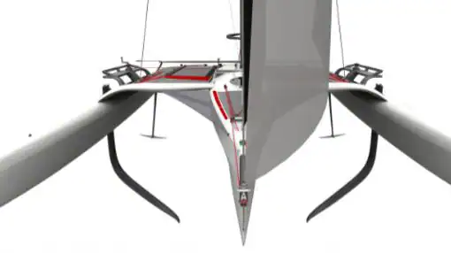 TF10, un trimarán monotipo para volar con foils