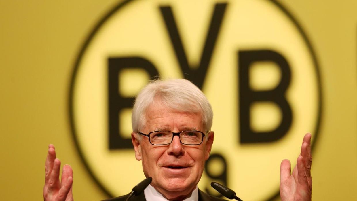 Reinhard Rauball, presidente de la Liga Alemana de Fútbol y del BVB