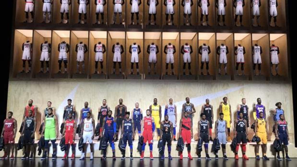 Los nuevos y revolucionarios uniformes de la NBA