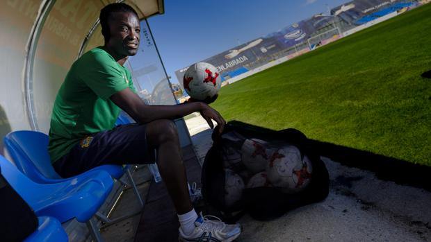 Baba Sule, el campeón del mundo que es ahora utillero en el Fuenlabrada