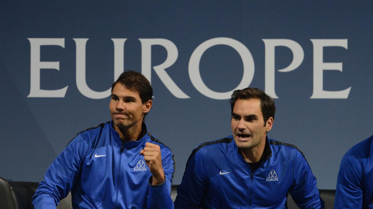 Nadal y Federer en la Copa Laver