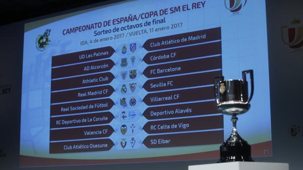 Así será el sorteo de Copa de Rey