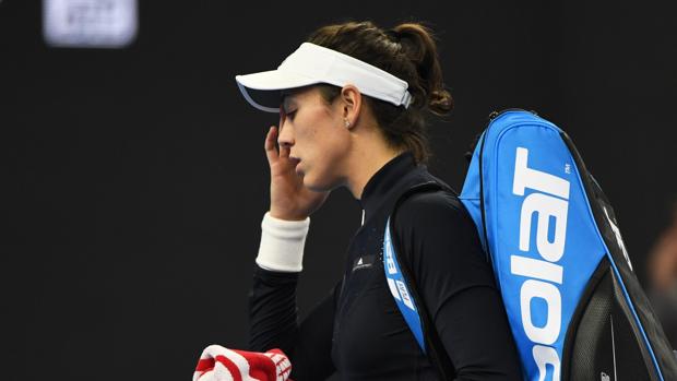 La gripe puede con Muguruza