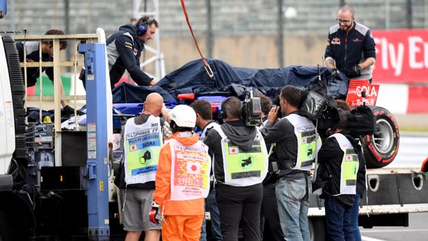 Tremendo susto de Carlos Sainz en Suzuka