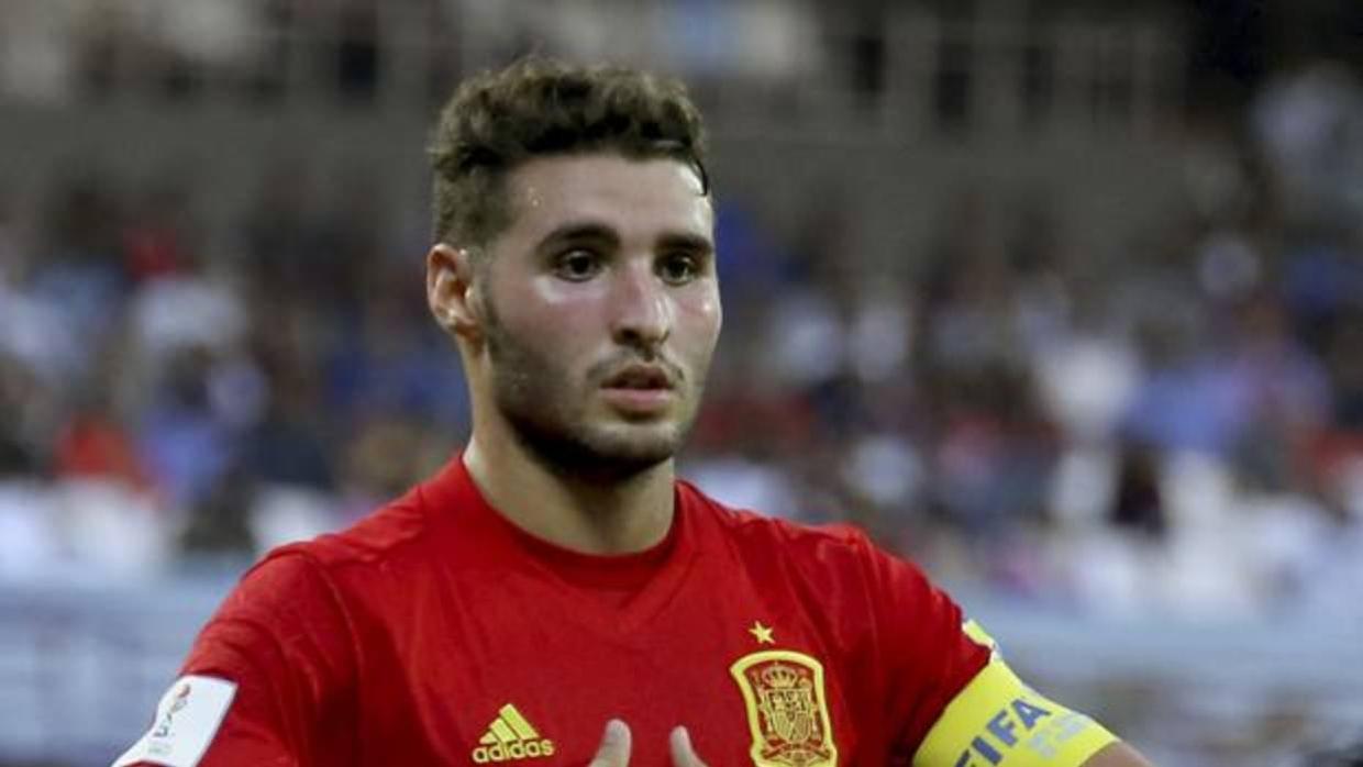 Abel Ruiz, es el capitán de la selección española sub 17