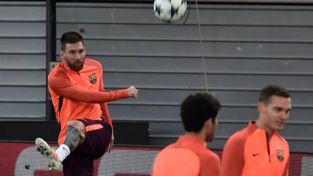 Messi, el lunes en Atenas