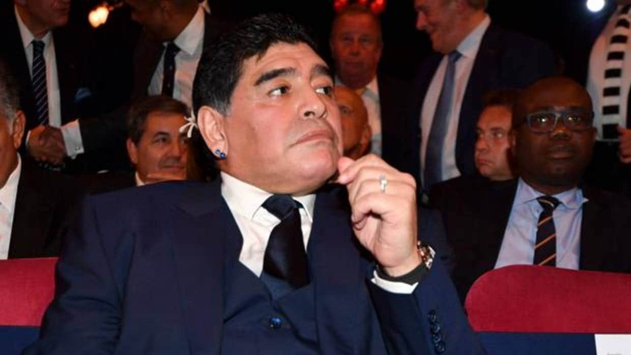 Maradona, en la gala de los premios 'The Best'