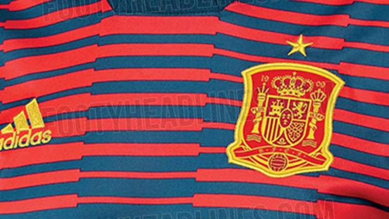 Filtran la camiseta de calentamiento de España en el Mundial de Rusia
