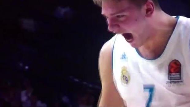 La rabia de Luka Doncic por fallar un triple decisivo